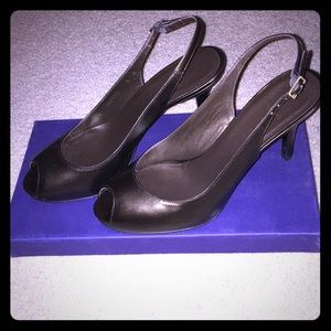 Stuart Weitzman Copper Heels!
